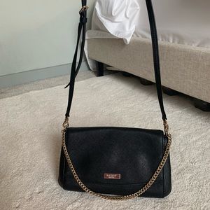 Black Kate spade cross body and shoulder bag